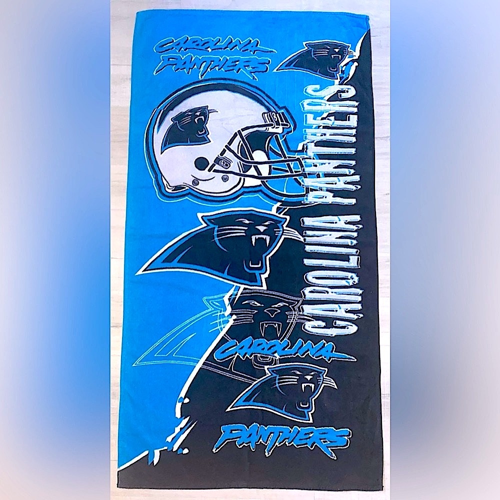 NFL🏈🐆Carolina Panthers Beach Towel